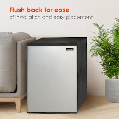 Magic Chef Reversible Door Refrigerator, 2.6 Cu. Ft., Stainless Steel (HMAR265SE)