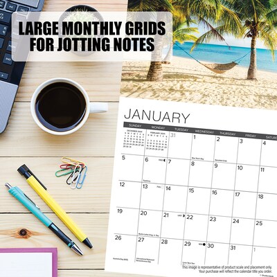 2025 Willow Creek Sunsets 2025 7" x 7" Yearly Wall Calendar (47286)
