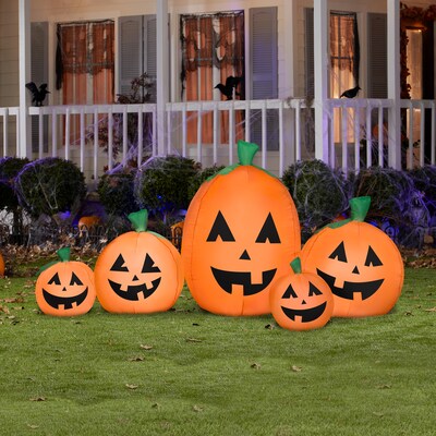 National Tree Company 7  Airblown Inflatable Pumpkin Patch (GE9-226360-1)