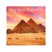 2024 BrownTrout Ancient Egypt 12 x 12 Monthly Wall Calendar (9781975467371)