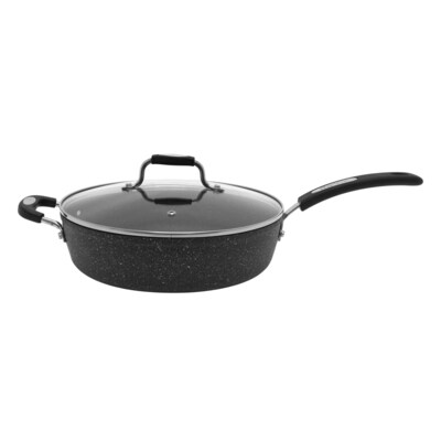 THE ROCK by Starfrit Aluminum 12 Frying Pan, Black (030907-004-0000)