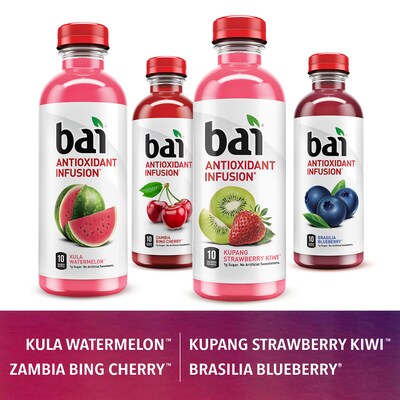 Bai Water Sunset Variety Pack, 18 oz., 15/Pack (2360)