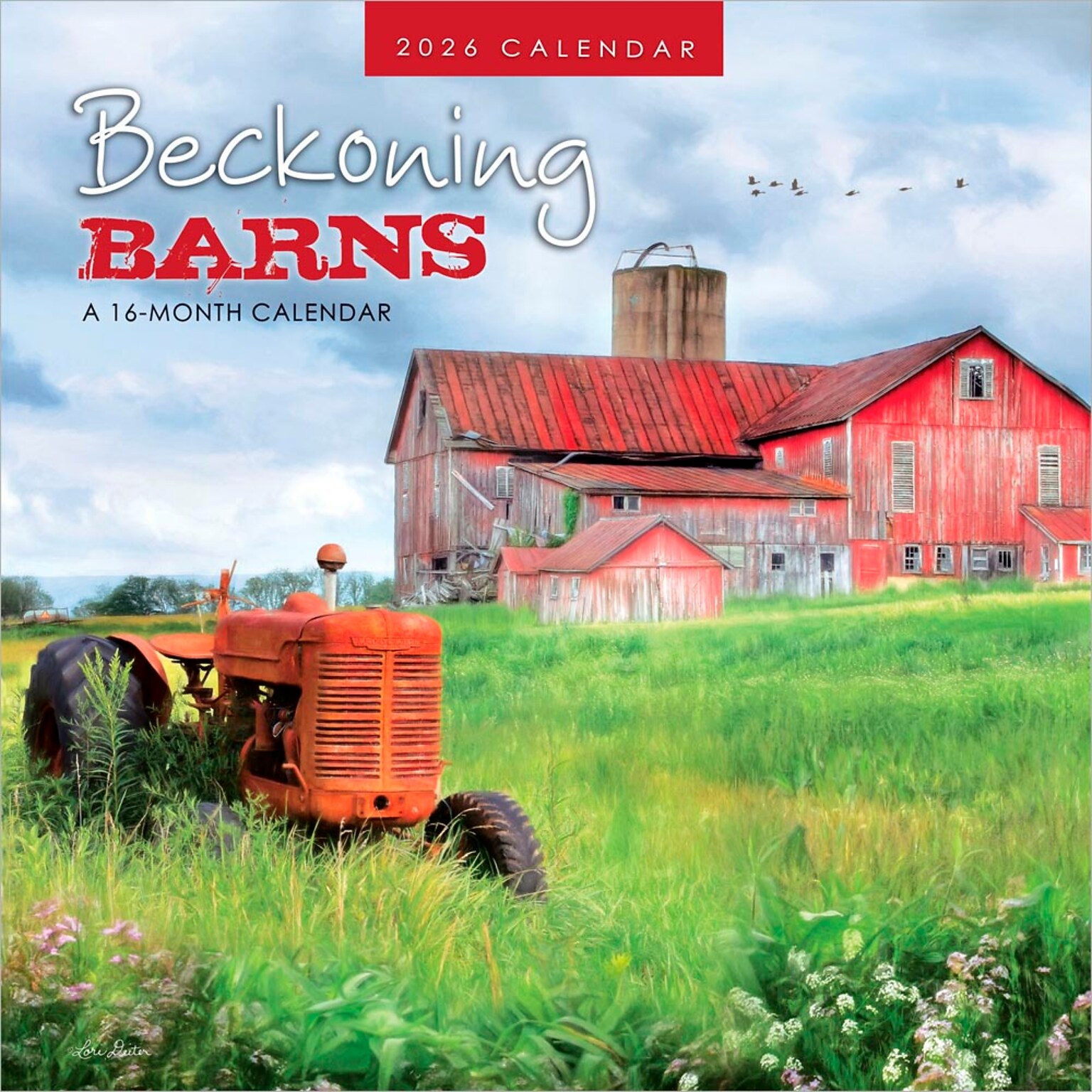 2026 BrownTrout Beckoning Barns 12 x 12 Monthly Wall Calendar (9781773728667)