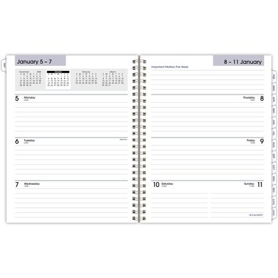 2026 AT-A-GLANCE DayMinder Executive 8.75 x 7 Weekly & Monthly Planner Refill Pages, White (G545-50-26)