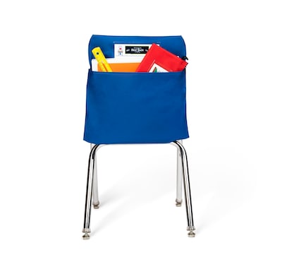 Seat Sack Seat Storage, 18" x 9" x 2.5", Blue, 10/Pack (00117BUNDLE)
