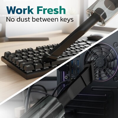 Purely C50 70W Small Portable Wireless Vacuum Cleaner Air Duster, Black (PKBVC50)