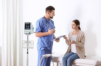 Viva Comfort Universal Vital Signs Monitor Mobile Stand with Mounting Plate for Edan M3, White (ADIME912-C-MP-06-MK)