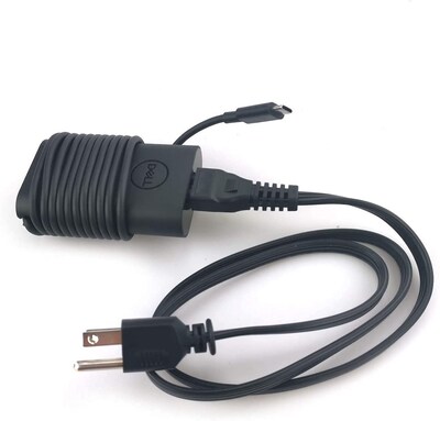 Dell 45W USB-C AC Adapter for Dell Laptops, Black (1J12J)