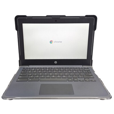 SaharaCase Venture Series Heavy Duty Case for HP Chromebook G8/G9 EE 11.6-inch, Shock-Absorbing, Clear/Black (LT00114)
