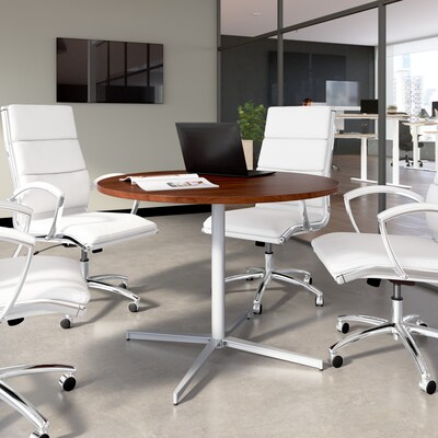 Bush Business Furniture 42 Round Conference Table, Hansen Cherry (99XTB42RHC)