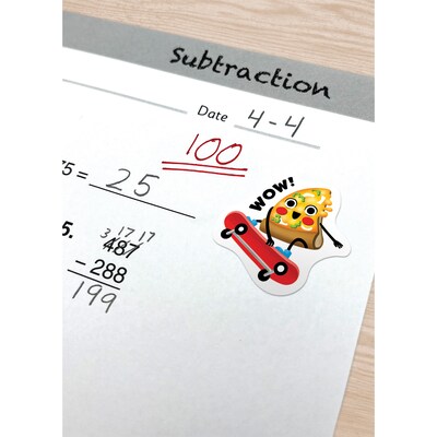 Teacher Created Resources Pizza Smelly Stickers, Multicolored, 120/Pack, 6/Packs/Bundle (TCR9440-6)