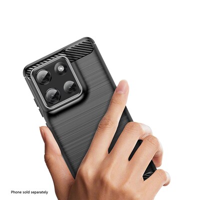 SaharaCase Venture Series Anti-Slip Phone Case for Motorola G Stylus 5G, Shock Absorbing, Scorpion Black (CP00787)