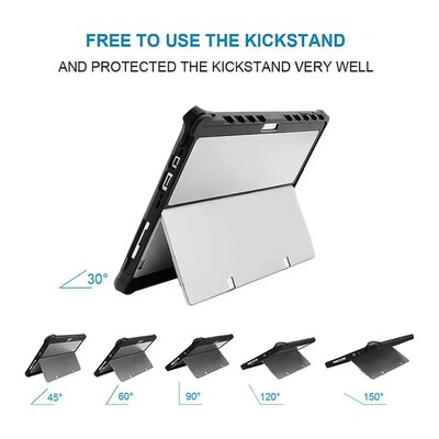 SaharaCase Protective Case for Microsoft Surface Go 4, Surface Go 3 and Surface Go 2, Black (SB-MI-SG2-HD)