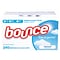 Bounce Free & Gentle Fabric Softener Dryer Sheets, Unscented, 240 Sheets/Box (24684)