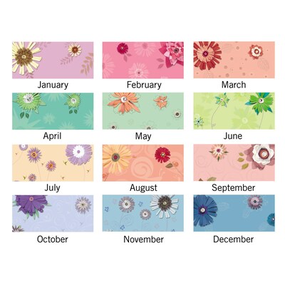 2026 AT-A-GLANCE Paper Flowers 21.75 x 17 Monthly Desk Pad Calendar, Pink/Brown (5035-26)