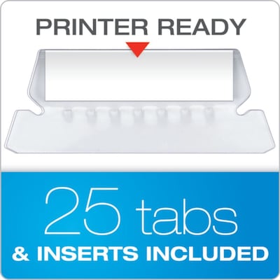 Pendaflex Reinforced Hanging File Folders, 1/5 Tab, Letter Size, Assorted Colors, 25/Box (PFX 4152 1/5 ASST)