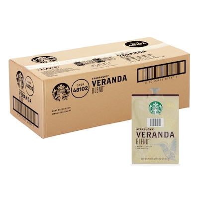 Starbucks Veranda Blend Coffee Flavia Freshpack, Blonde Roast, 80/Carton (MDR01037)