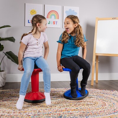 Bintiva Height Adjustable Wobble Stool, Purple (BNVADWOBPUR)
