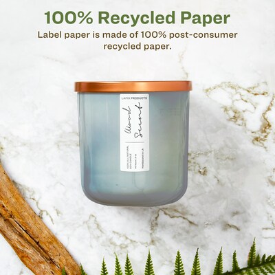 Avery EcoFriendly Rectangle Labels, 2 x 2-5/8, 1,500 Labels/Pack (94235-EWMP100)