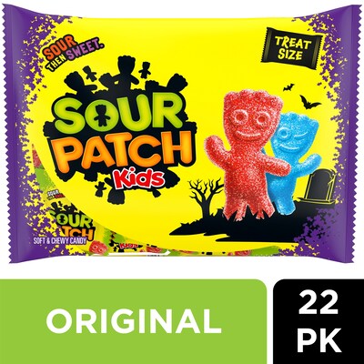 SOUR PATCH KIDS Soft & Chewy Halloween Candy, 9.7oz, 22ct