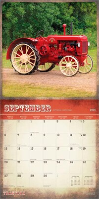 2026 BrownTrout Vintage Tractors 12" x 12" Monthly Wall Calendar (9798330705948)