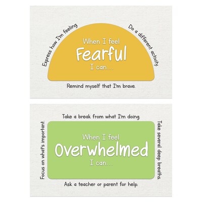 North Star Teacher Resources 11" x 17" SEL: Managing Emotions Bulletin Board Set, 8/Set (NST3508)