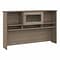 Bush Furniture Cabot 60W Desktop Hutch, Ash Gray (WC31231)