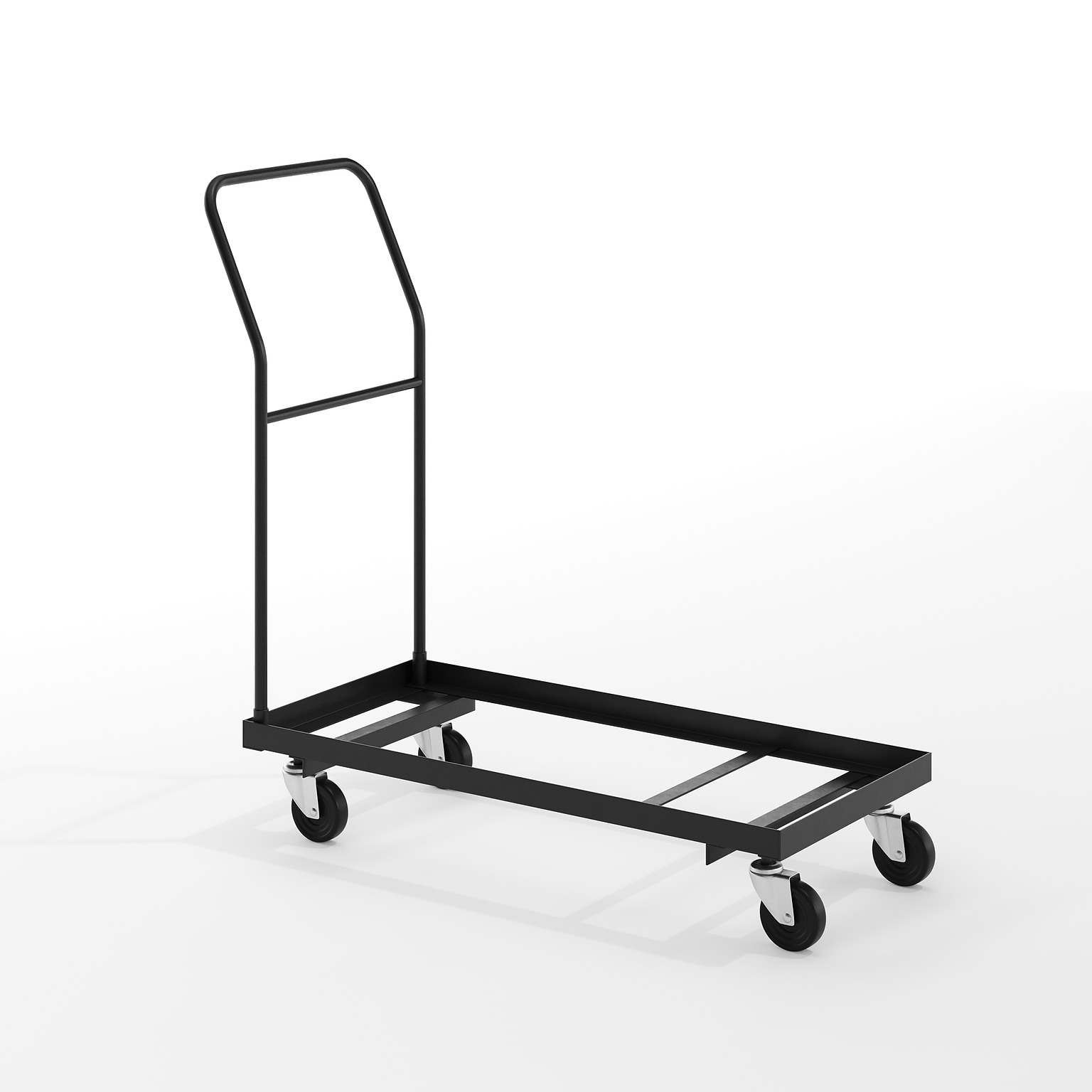 Flash Furniture Steel Folding Chair Dolly, Black
