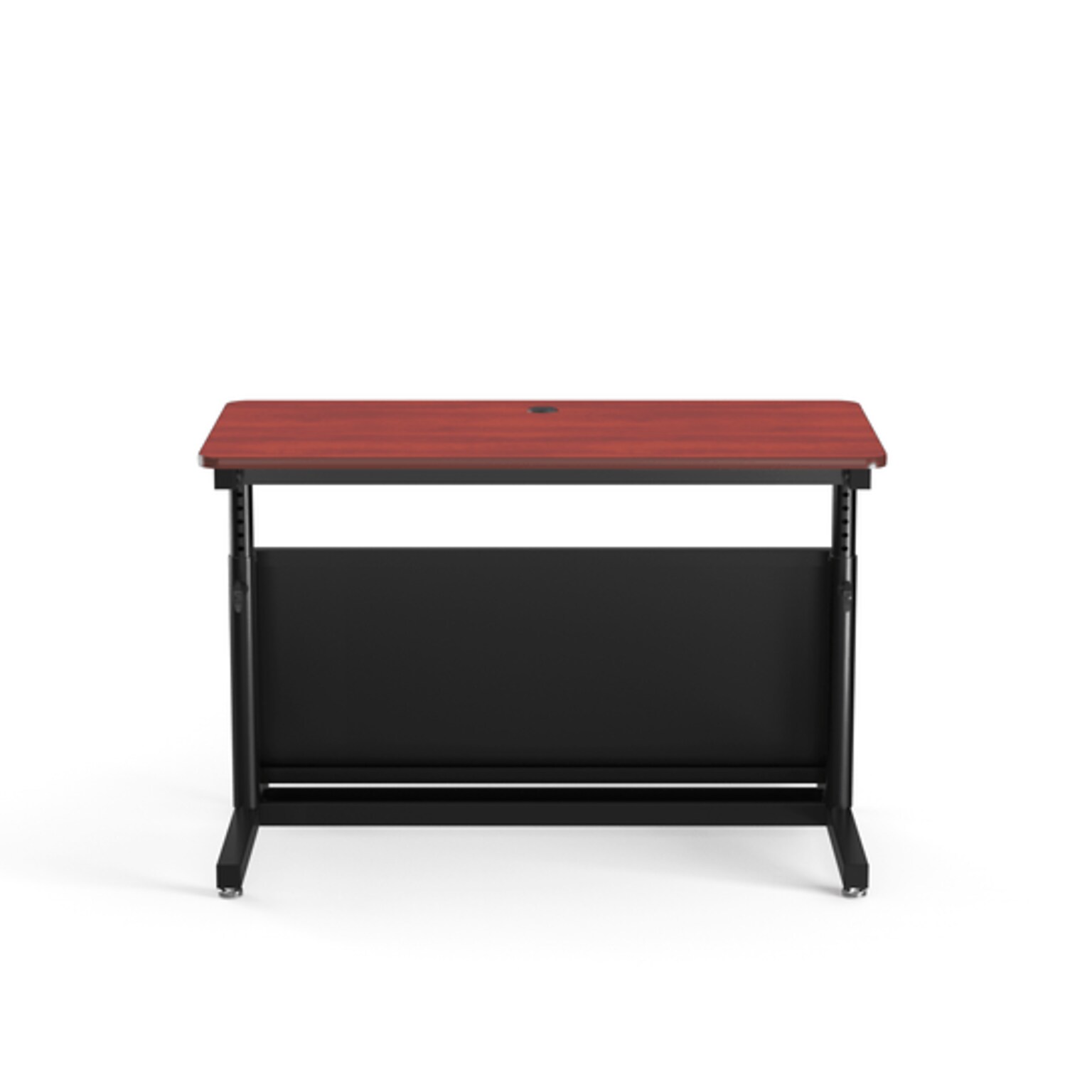 VersaDesk Deluxe 48W Manual Adjustable Standing Computer Table, Cherry/Black (CTL4824-BC)