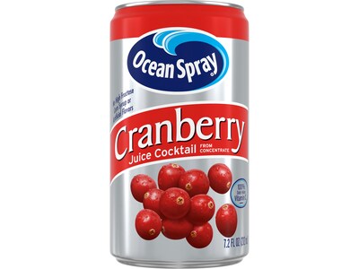 Ocean Spray Cranberry Juice Cocktail, 7.2 oz., 24 Cans/Carton (2006)