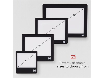 Kodak LED Light Box for Negatives, 7" x 5", Black (RODLLP7X5)