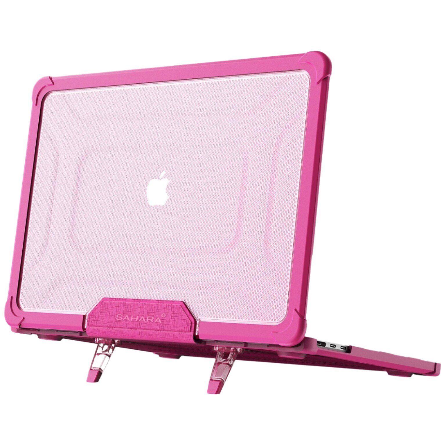 SaharaCase Heavy-Duty Raider Series 13.6 Laptop Case with Stand, Shock Absorbing, Desert Rose (LT00056)