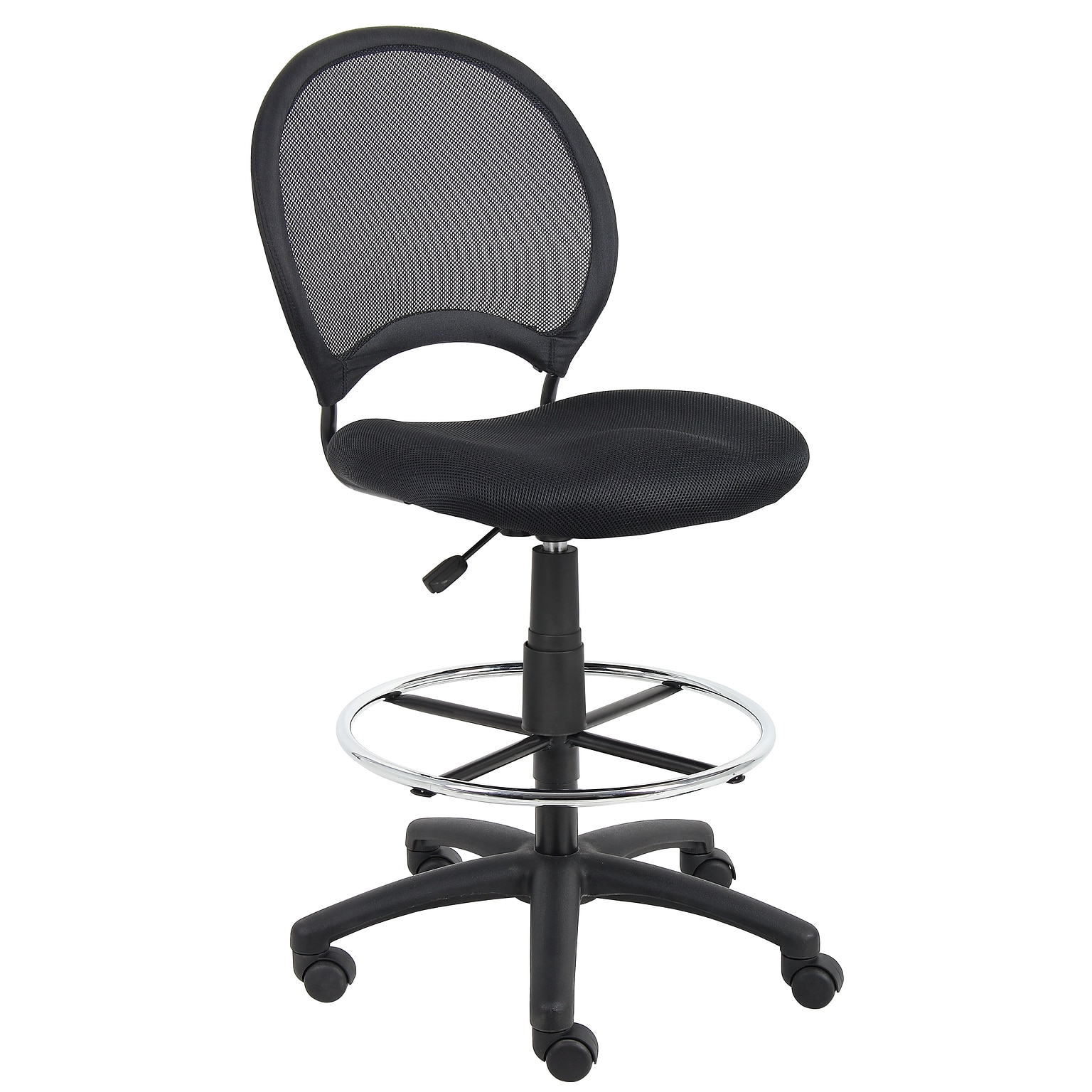 Boss® Mesh Drafting Stool; Black