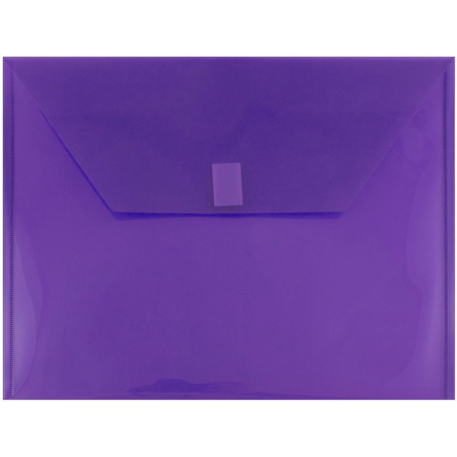 JAM Paper Premium Plastic Document File, Letter, Purple, 3/Pack (218V0PUX3)