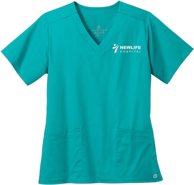 WINK WOMENS WORKFLEX V-NECK TOP