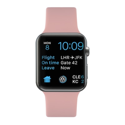 LAX Silicone Band for Apple Watch, Pink