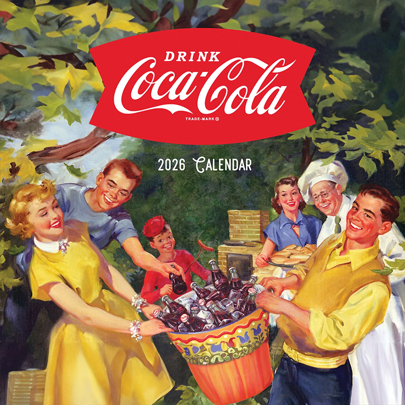 2026 TF Publishing Coca Cola 12 x 12 Monthly Wall Calendar (26-1106)