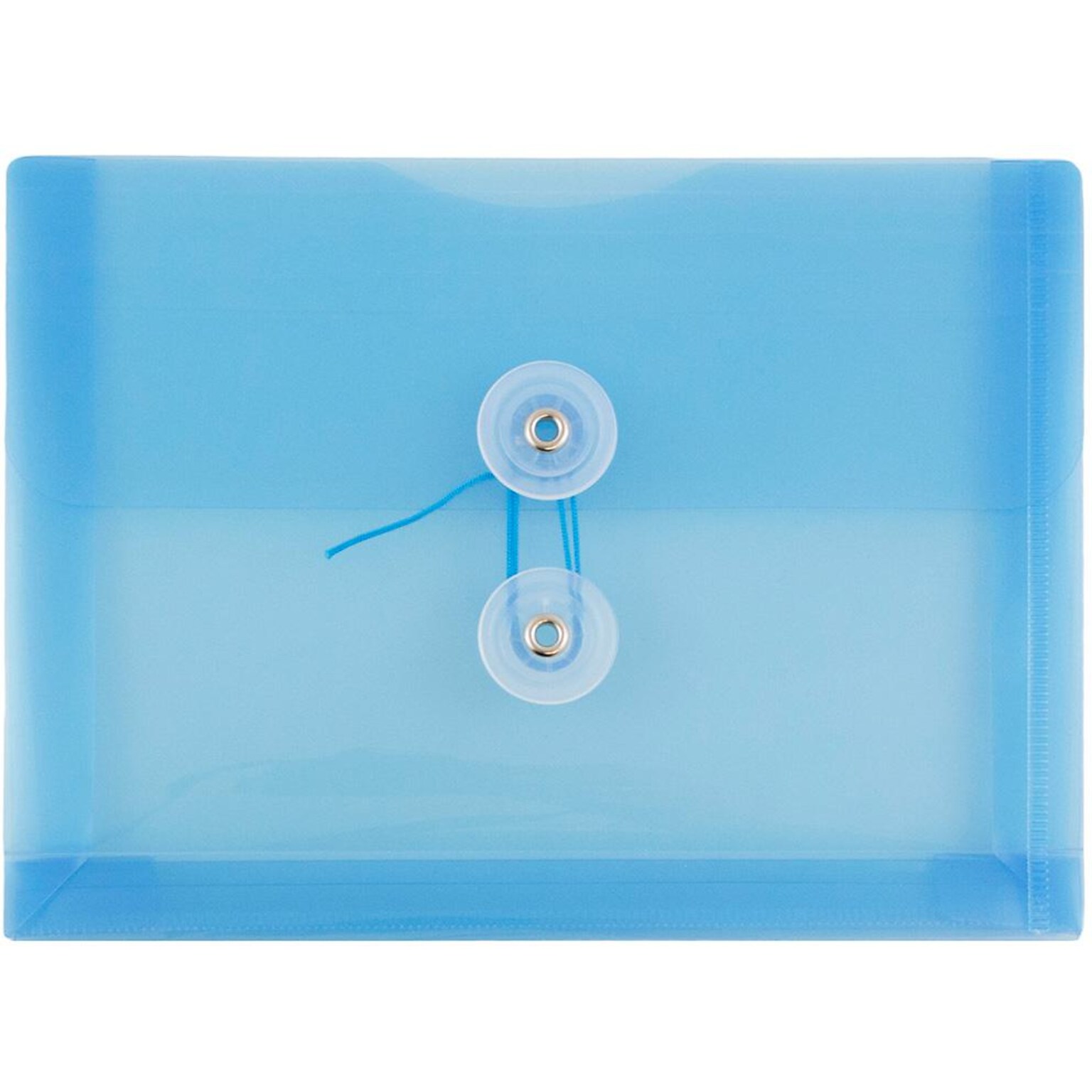 JAM Paper Premium Expanding Wallet with Button & String Closure, Other, Blue, 3/Pack (920B1bux3)