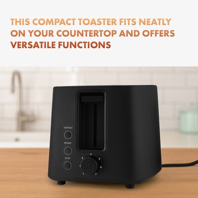 Newhouse 2-Slice Toaster, Black (NHT-001-BLK)