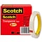 Scotch® Transparent Tape Refill, 1/2 x 72 yds., 2 Rolls/Pack (600-2P12-72)