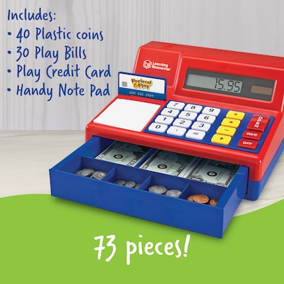 Learning Resources Pretend & Play Calculator Cash Register (LER2629)