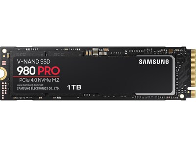 Samsung 980 PRO 1TB M.2 PCI Express 4.0 Internal Solid-State Drive, V-NAND (MZ-V8P1T0B/AM) | Quill