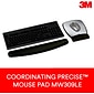 3M Gel Non-Skid Wrist Rest for Keyboards, Black (WR309LE)