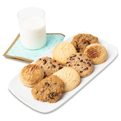 8 Soft Cookies - Snickerdoodle, Oatmeal, Vanilla & Choc Chip