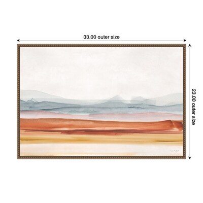 Amanti Art Sierra Hills 01 by Lisa Audit Framed Canvas Wall Art Print, 33" x 23" (A42678302689)