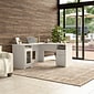 Bush Furniture Cabot 60"W L-Shaped Desk, Linen White Oak (WC31130K)