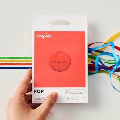 Chipolo POP Bluetooth Tracker, Red (RWS.0000003)