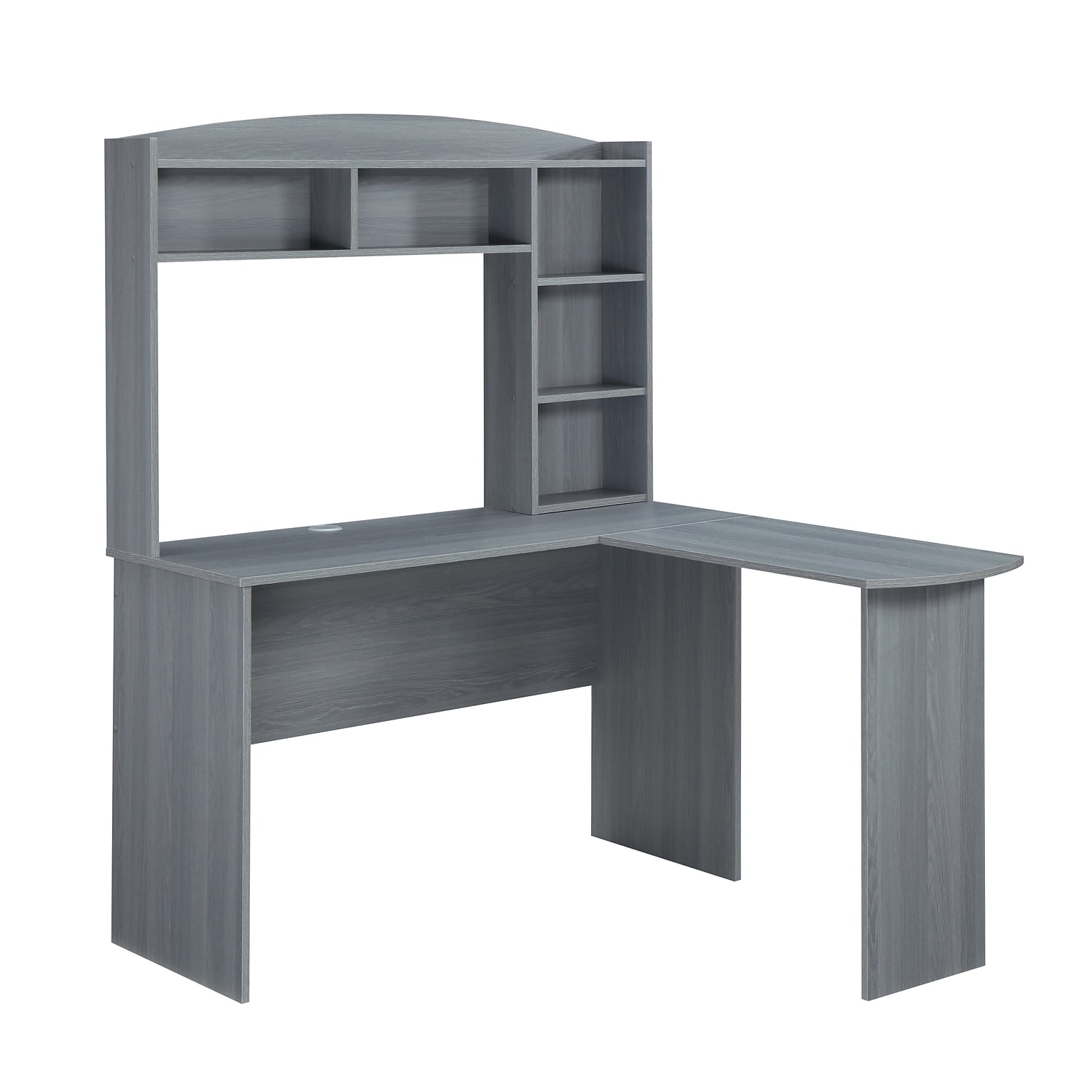 Techni Mobili 47 L-Shaped Desk, Gray (RTA-8410-GRY)