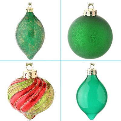 National Tree Company 20-Piece Christmas Tree Ornament Set, Rural Homestead Collection (AH63-RH2021)