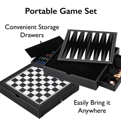 Mainstreet Classics 5-in-1 Broadway Game Combo Set (55-0207)